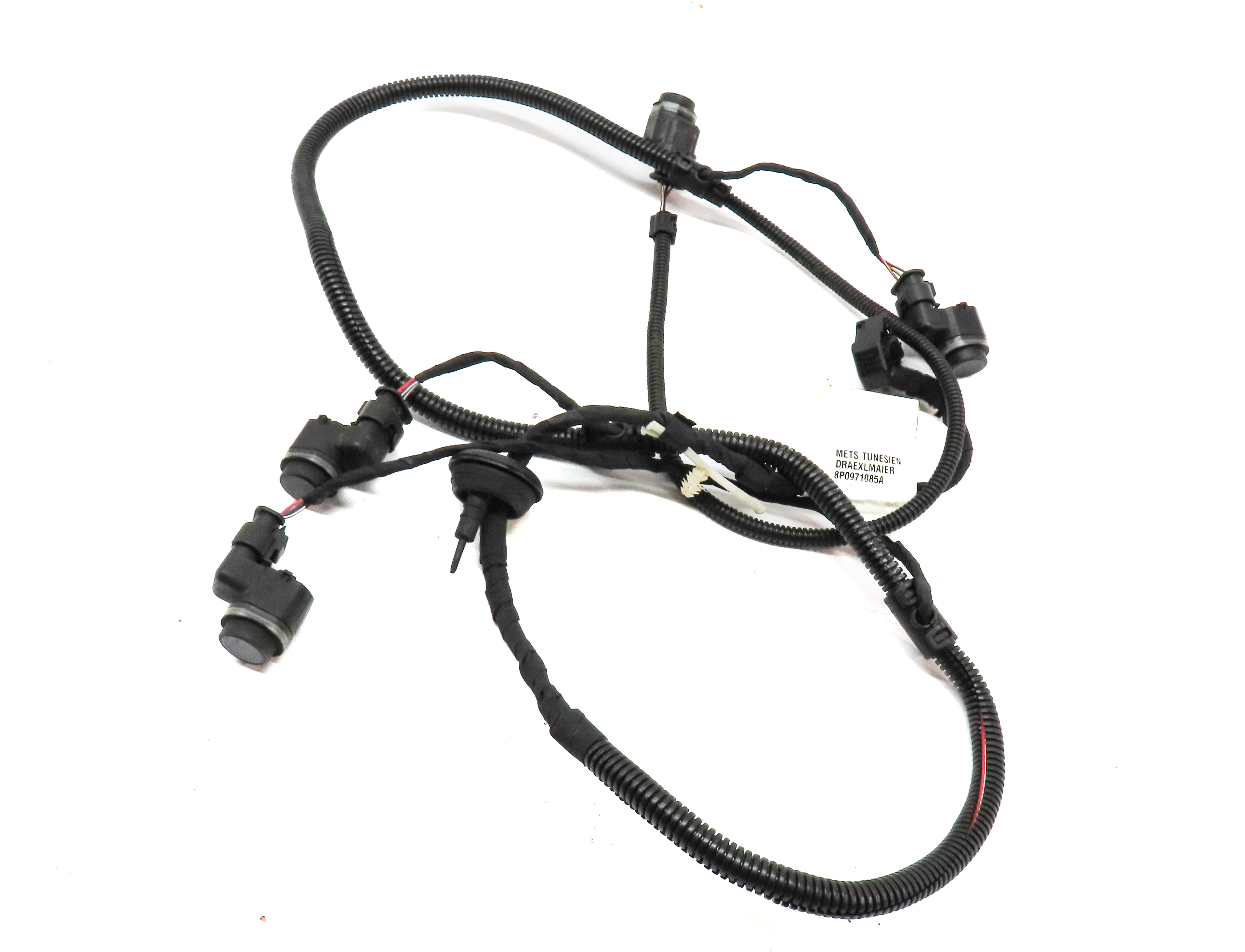 2012 AUDI A3 HATCHBACK (8P) REAR PDC PARK SENSOR SET-4 w/ HARNESS (Blue) — exact item pictured